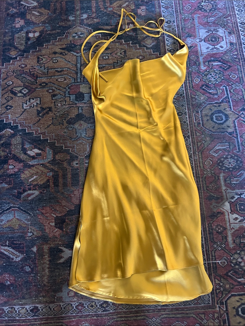 Are You Am I Nique Mini Dress in Honey S Small NWT